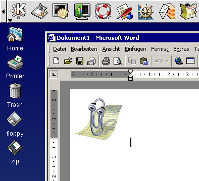 Word am Linux Desktop
